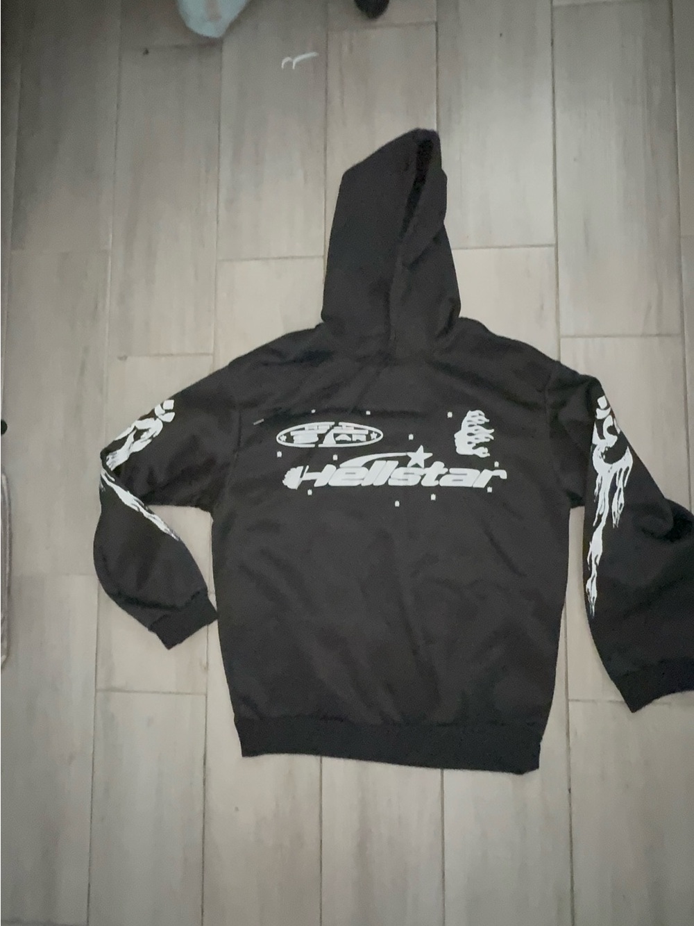 Hellstar Black Graphic Hoodie